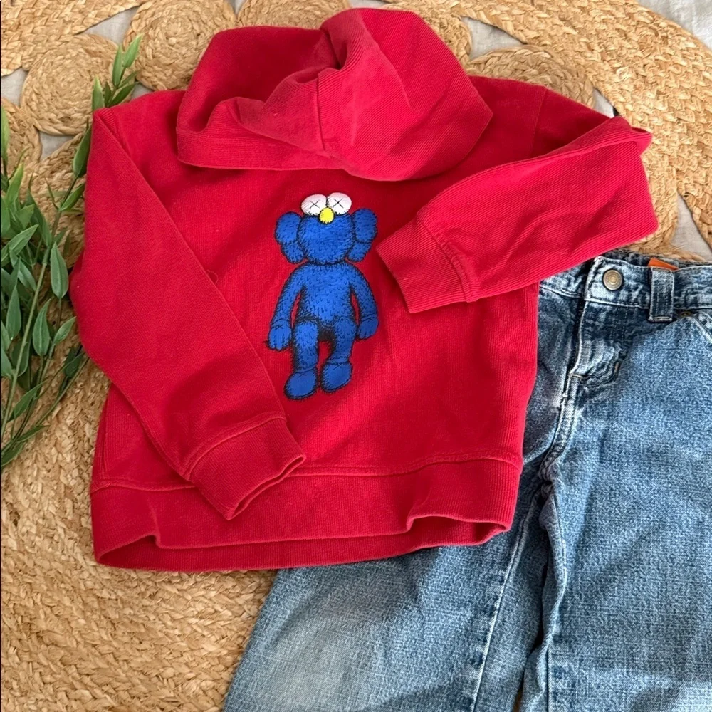 Vintage Sonoma Baggy Carpenter Jeans and Cotton Boxy Hoodie. Size 4-5 boys